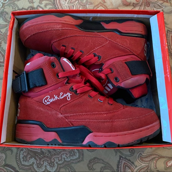 pink patrick ewing shoes